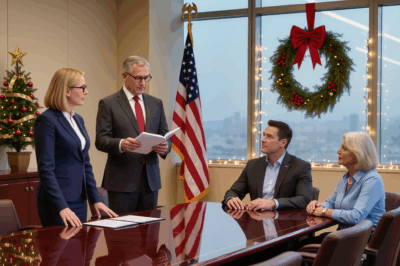 “Clean That Up!” The CEO’s Mom Screamed. I Just Walked Past Her To The Exit. Next Day, HR Called Me In. The CEO And His Mother Were There. “You’re Fired,” He Sneered. I Just Nodded To The Courier Who Walked In And Handed The Lawyer A Letter. The Lawyer Read It, And His Glasses Slowly Slid Down His Nose.  “Sir… She Just Triggered The Founder’s Reversion Clause.”